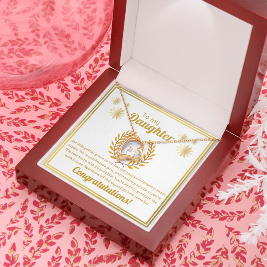 To My Daughter on Her Graduation | Forever Love Necklace